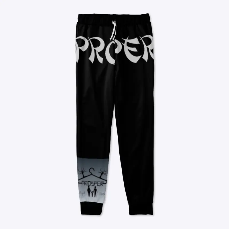 PROSPER/ PTY SWEATPANTS GRAY & BLACK